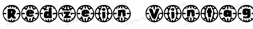 Redzein Vintage字体转换